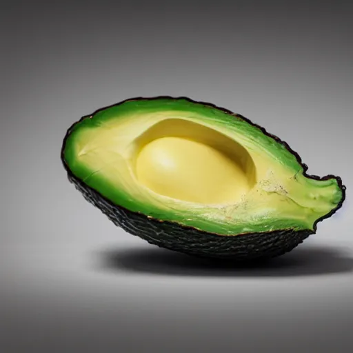 Image similar to a muscular nikokado avocado with chiseled jawline flexing, dslr, award winning, 8 k, octane beautifully detailed render, cold lighting, cinematic lighting, detailed photo, masterpiece, volumetric lighting, ultra realistic, highly detailed, high quality, lossless, photorealistic,