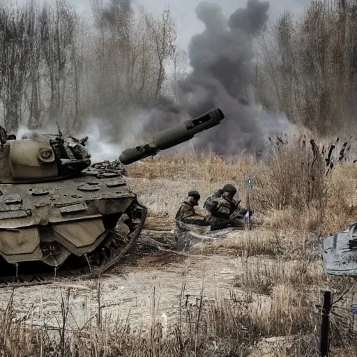 Image similar to ukraine war footage, linkedin art style