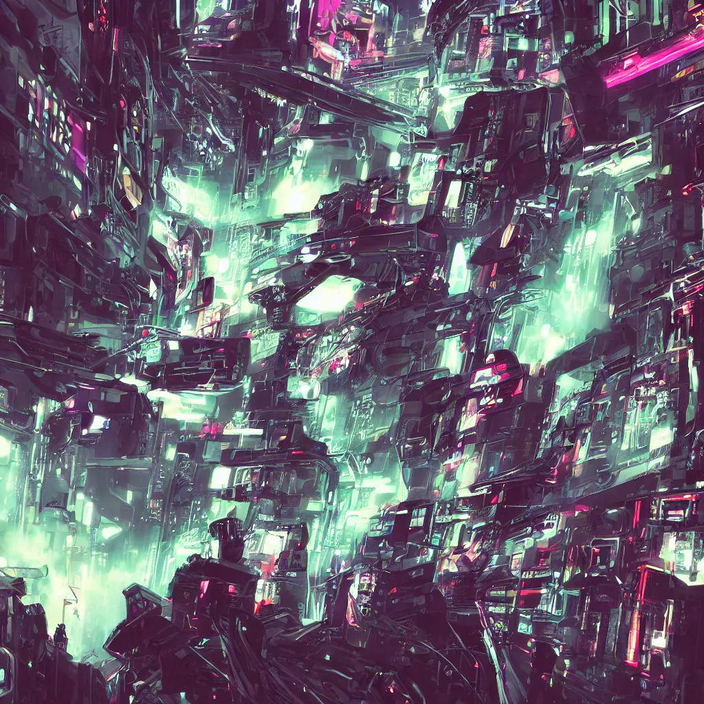 Prompt: cyber punk, by alex heywood