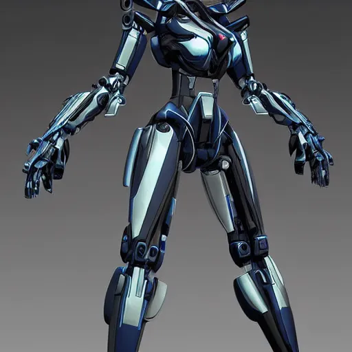 Image similar to a female transformer mecha, very symmetrical body, highly detailed, nanogirl, nanogirlv 2, by vitaly bulgarov, by yoji shinkawa, by joss nizzi, by shoji kawamori, metal gear solid, transformers cinematic universe, deviantart, artstation, render, unreal engine