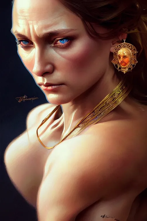 Image similar to vladimir putin, fantasy, amber eyes, face, intricate, elegant, highly detailed, digital painting, artstation, concept art, smooth, sharp focus, illustration, art by artgerm and greg rutkowski and alphonse mucha