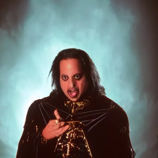 Image similar to jon lovitz as the prince of darkness in the movie legend, photography