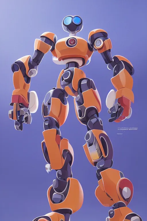 Image similar to metabots medabots medarotto medarot robot minimalist comics, behance hd by jesper ejsing, by rhads, makoto shinkai and lois van baarle, ilya kuvshinov, rossdraws global illumination ray tracing hdr radiating a glowing aura