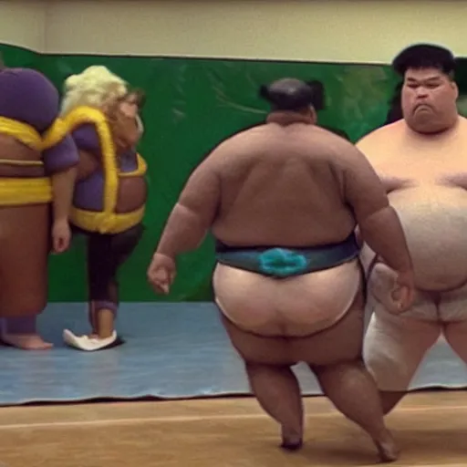 Prompt: steve urkle sumo wrestler