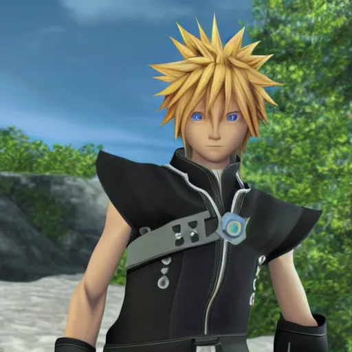 Prompt: Ventus from Kingdom Hearts,CG,cutscene,graphics,high quality