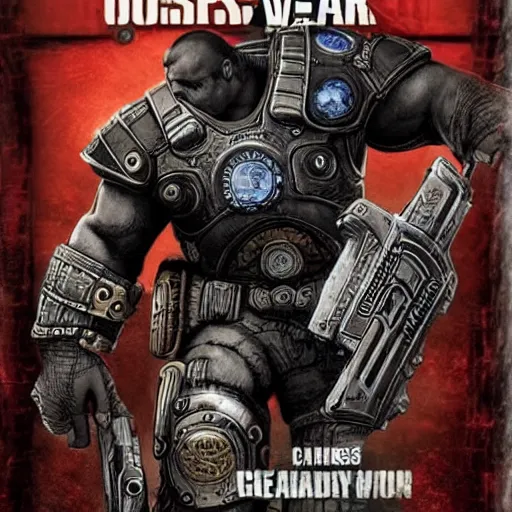 Prompt: gears of war warhammer codex book t