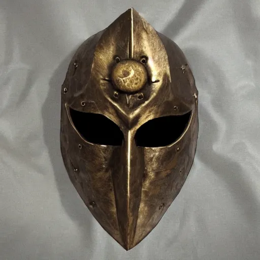 Prompt: severian's mask from the book of the new sun