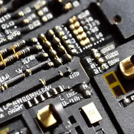 Prompt: Zoomed in shot of a soldering kit running, photography, award winning, 8k