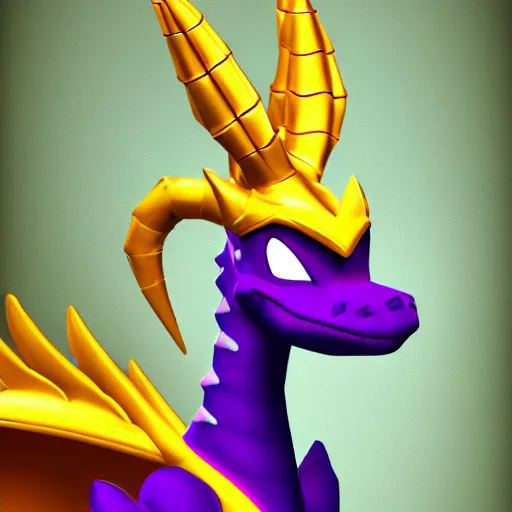 Image similar to spyro the dragon as a genie, 8k, digital art