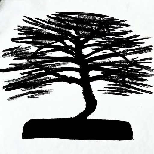 Image similar to zen tree ink