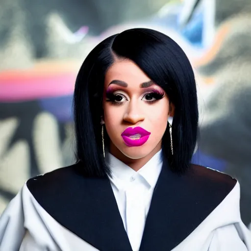 Image similar to cardi b as a professor, ultra realistic, beautiful, 8 k resolution