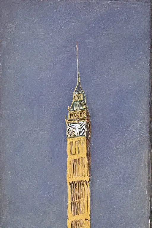 Prompt: Big Ben as a rocket, launch