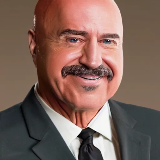 Prompt: concept art for a Dr. Phil character