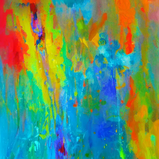 Image similar to serendipity, abstract painting,