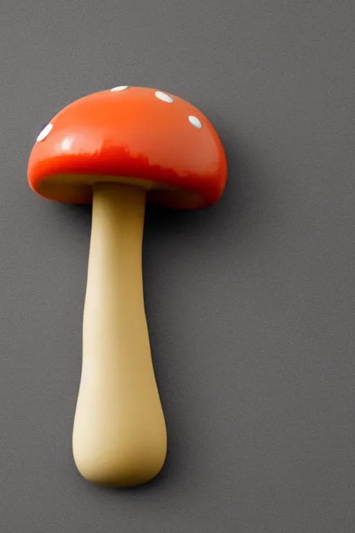 Image similar to photo of an iphone shaped like a mushroom, a mushroom phone model