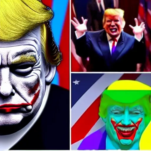 Prompt: Donald Trump as The Joker