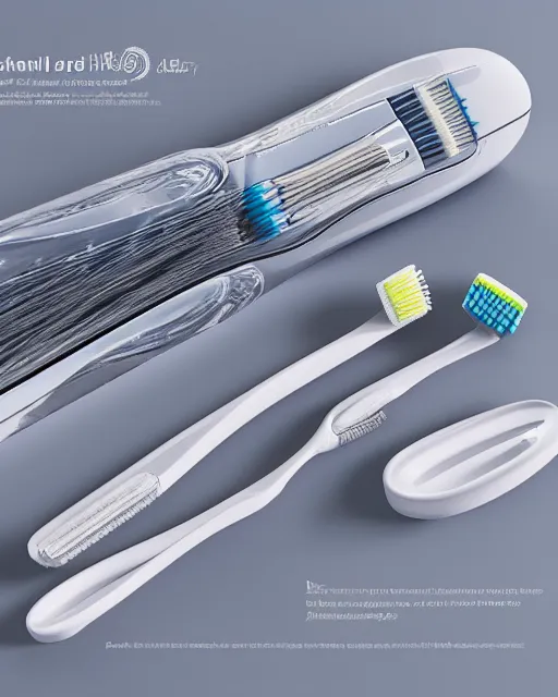 Prompt: advertising, toothbrush, hd, hyper detailed, 4 k