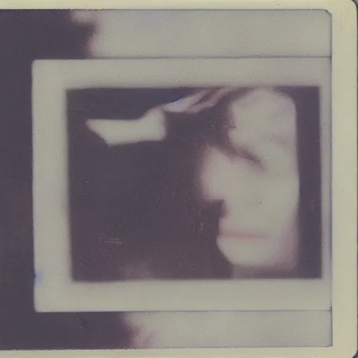 Image similar to polaroid of a dream of an artist