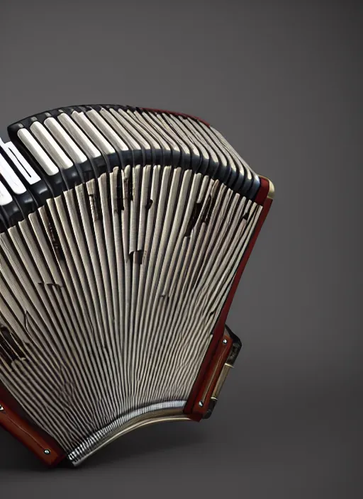 Image similar to accordion, ultra detailed, trending on artstation, concept art, octane render, unreal engine,