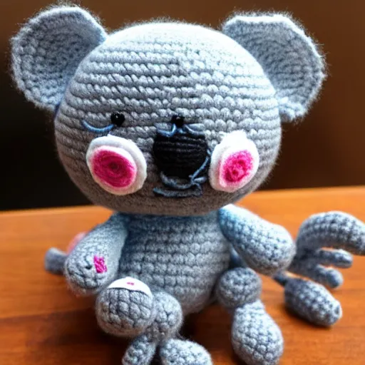 Image similar to a koala amigurumi