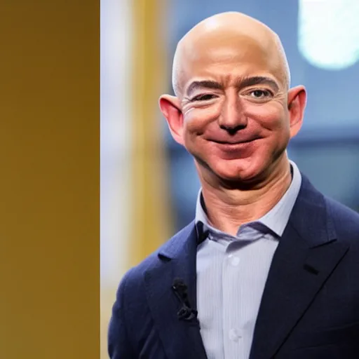 Image similar to troll face but its jeff bezos