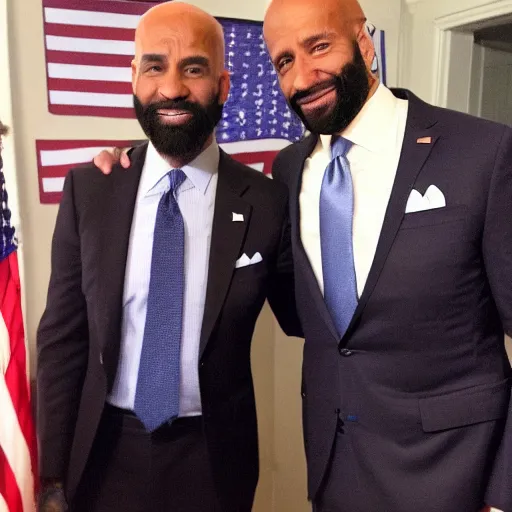 Image similar to (((joe biden))) meets !!!joe budden!!! famous rapper joe budden. radio host joe budden. budden budden budden