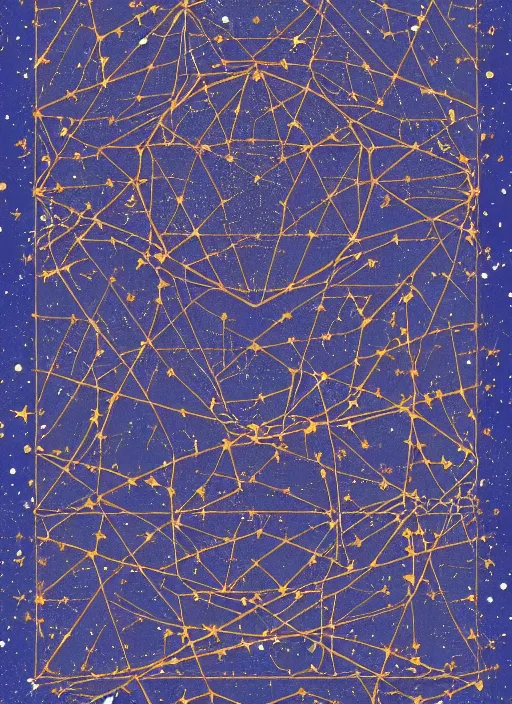 Prompt: a constellation card, about leo, high texture frosted background, fine pattern, rococo style, medieval style, by james jean and jung park, vertical line composition, center composition, parchment, cool, solemn, solemn, deep color, high precision, 4 k, wallpaper