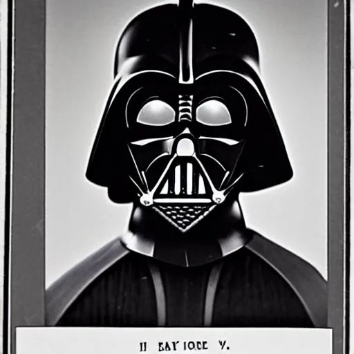 Prompt: darth vader's class of 1 9 4 0 high school yearbook photo