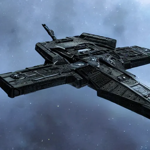 Image similar to ship from series stargate universe