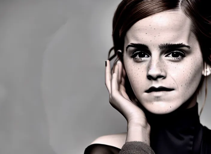 Prompt: photo still of emma watson being emma watson doing emma watson things, you bunch of weirdos, 8 k, 8 5 mm f 1. 8, studio lighting, rim light, right side key light