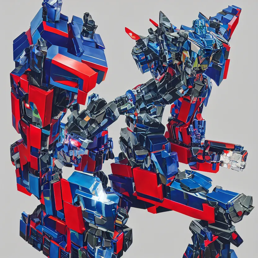 Prompt: Jonathan Zawada Optimus Prime