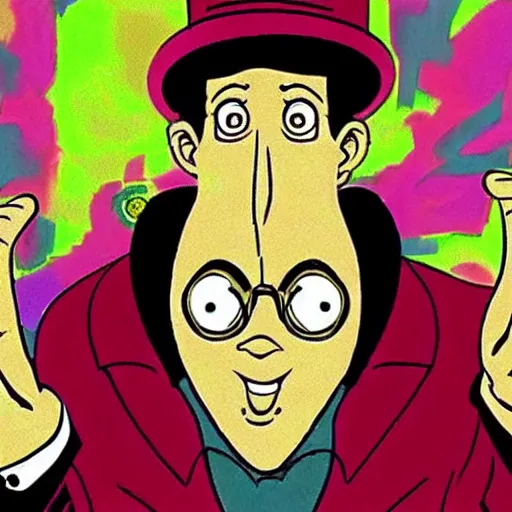 Image similar to inspector gadget on acid