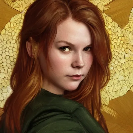 Image similar to Erin Moriarty as Lucifer Morningstar, highly detailed, digital painting, artstation, concept art, smooth, sharp focus, illustration, ArtStation, art by artgerm and greg rutkowski and alphonse mucha and J. C. Leyendecker and Edmund Blair Leighton and Katsuhiro Otomo and Geof Darrow and Phil hale and Ashley wood and Ilya repin and Charlie Bowater