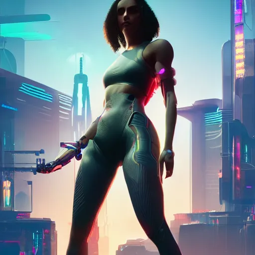 The Ascent Cyberpunk 2077 Female V Mod by user619 on DeviantArt
