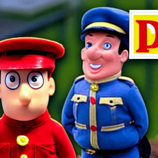 Image similar to herman goering in postman pat