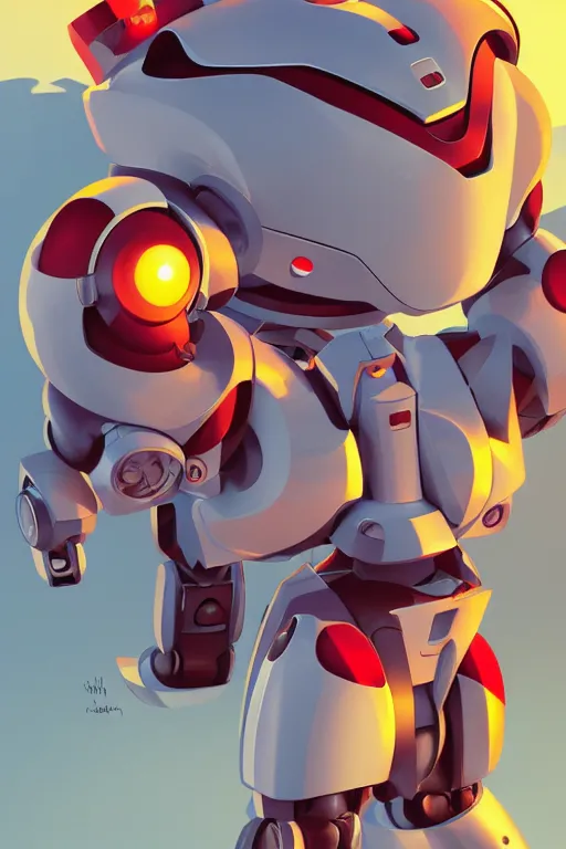 Image similar to metabots medabots medarotto medarot robot minimalist comics, behance hd by jesper ejsing, by rhads, makoto shinkai and lois van baarle, ilya kuvshinov, rossdraws global illumination ray tracing hdr radiating a glowing aura