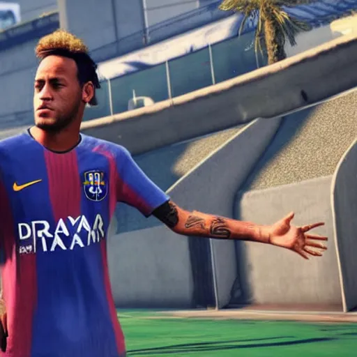 Image similar to neymar in gta v