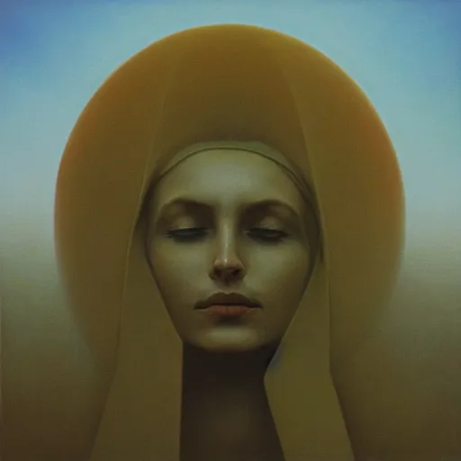 Image similar to the queen of the sun by zdzisław beksiński, oil on canvas, 8k high quality and resolution, professionally detailed, trending on artstation