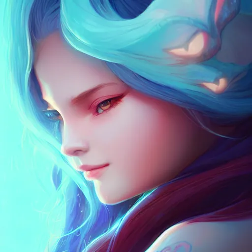 Prompt: a portrait of ariel, art by lois van baarle and loish and ross tran and rossdraws and sam yang and samdoesarts and artgerm and saruei and disney and wlop, digital art, highly detailed, intricate, sharp focus, trending on artstation hq, deviantart, unreal engine 5, 4 k uhd image