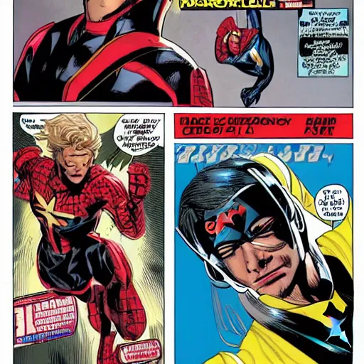 Prompt: xqc in a marvel comic book