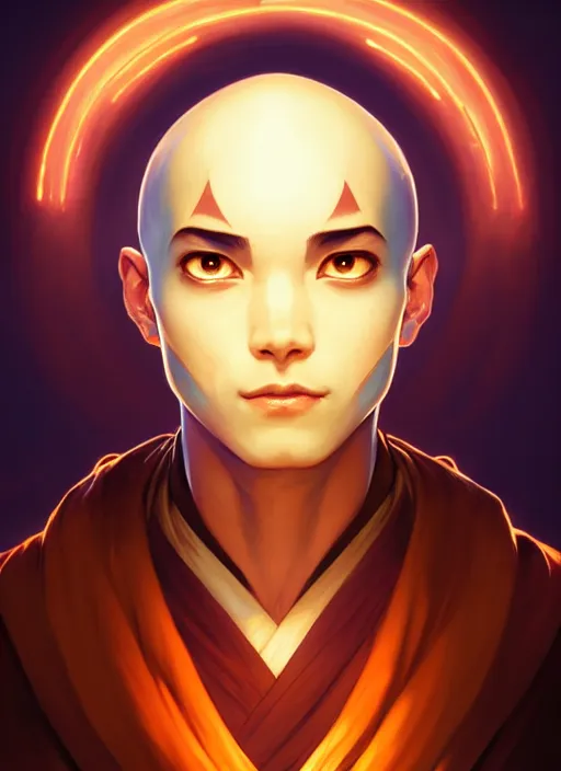 symmetry!! portrait of aang, avatar the last | Stable Diffusion | OpenArt