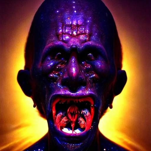 Image similar to the transcendent being embodying fundamental fear, studio light, photorealistic, detailed photography, divinity, awful, cosmic horror, religious art