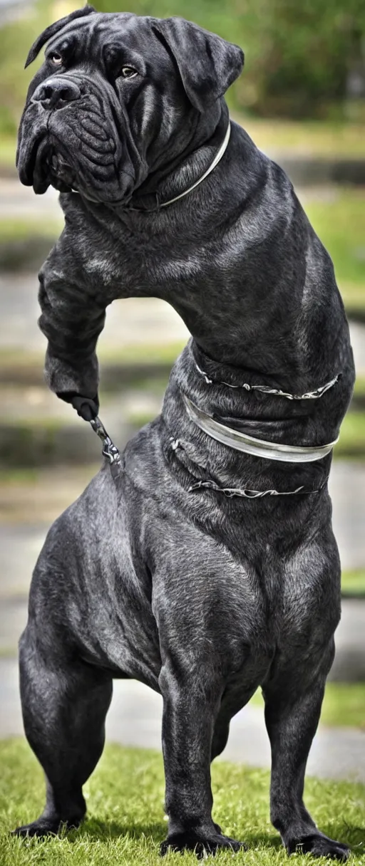 Image similar to armored cane corso