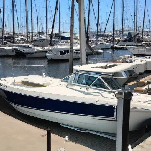 Image similar to catalina 22 docked in the marina