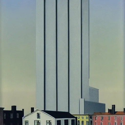 Prompt: Norwich (1965) by Rene Magritte