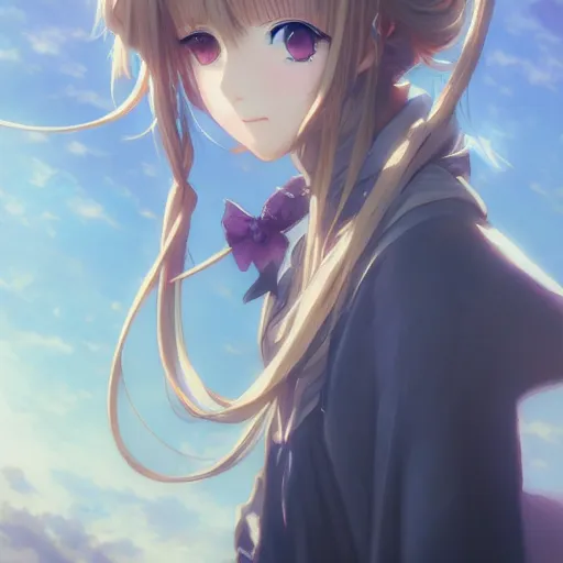 Prompt: anime portrait of Violet Evergarden as an anime girl by Stanley Artgerm Lau, WLOP, Rossdraws, James Jean, Andrei Riabovitchev, Marc Simonetti, and Sakimichan, trending on artstation