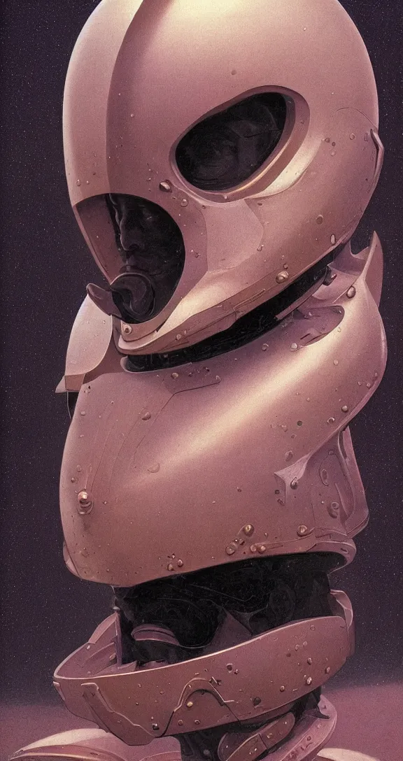 Image similar to beautiful extreme closeup portrait photo in style of frontiers in helmet Helmets of Emperor Charles V the Wise science fashion magazine September retrofuturism edition, highly detailed, soft lighting, elegant , lighting, 85mm , Edward Hopper and James Gilleard, Zdzislaw Beksinski, Wayne Barlowe , Steven Outram, highly detailed