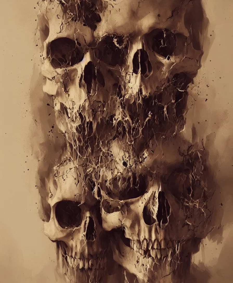 Prompt: portrait skull speaking, art by greg rutkowski, intricate, ultra detailed, photorealistic, vibrante colors, colorful, trending on artstation, 4 k, 8 k