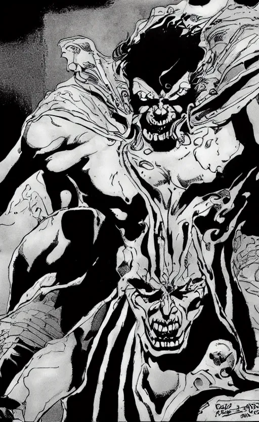 Image similar to Hades by frank miller