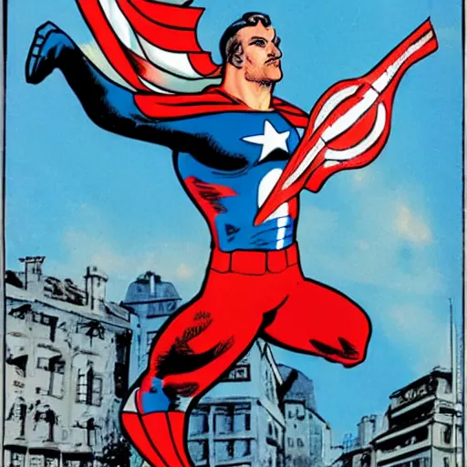 Image similar to Captain France the superhero | marvel, photo